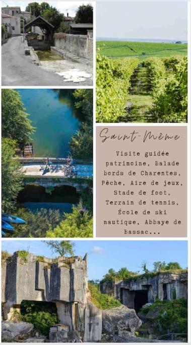 Gite La Rive Gauche Saint-Meme-les-Carrieres Exterior photo